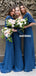 Mismatched Chiffon A-Line Simple Floor-Length Bridesmaid Dress, D1412