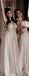 Mismatched Tulle A-Line Backless Applique Elegant Bridesmaid Dress, FC1733