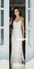 Spaghetti Straps Mermaid Beaded Sequin Backless Charming Wedding Dress, FC1998