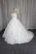 Gorgeous Strapless A line Custom Affordable Lace Wedding Bridal Dresses, WD0093