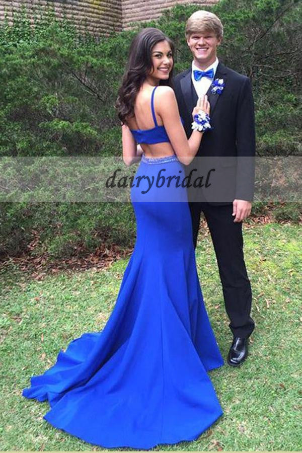 Mermaid Backless Prom Dress, Sleeveless Prom Dress, New Arrival Prom Dress, D211