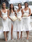 Ivory Mermaid Double FDY Sweetheart Sleeveless Gorgeous Bridesmaid Dress, FC3750