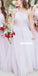 Elegant A-line One Shoulder Tulle Backless Bridesmaid Dress, FC3810