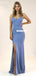 New Arrival Spaghetti Straps Mermaid V-neck Long Bridesmaid Dress, FC6022