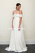 New Arrival Off Shoulder Lace Wedding Dress, Charming Tulle A-Line Backless Wedding Dress, D808