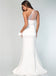 Charming One Shoulder Tulle Backless Mermaid Bridesmaid Dress, FC2517