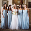 Simple Design Chiffon Bridesmaid Dress, Sweet Heart Backless Bridesmaid Dress, D917